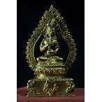 .. bodhisattva copper structure . gold engraving finishing one point thing 