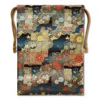 .. печать . пакет мешочек высококлассный золотой . 4 сезон . цветок документ темно-синий цвет 