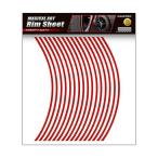 HASEPRO/ハセプロ：マジカルアートシート リムシート レッド 4mm アルミホイール ドレスアップ 20インチ/MSRIM-20R