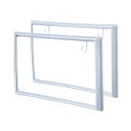 seiwa: рамка для номера хромированный передний / задний. 2 шт. комплект нержавеющая сталь болт имеется /K397