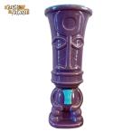 2006年製 ハワイ直輸入 H約26cm SHAG TIKI 花瓶 パープル 陶器製 レトロポップ インテリア雑貨 ARS-009-PU PickTheHawaii