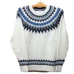 期間限定 15%OFF セール gim ジム メンズ ブランド セーター ７G ７G ノルディック クルーネックセーター