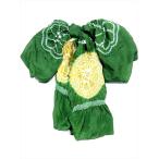 ショッピング子供 浴衣 子供 浴衣帯 3.2m 深緑地 No.34