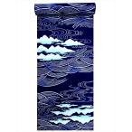  мужской юката ткань No.574 темно синий земля * ландшафт рисунок 