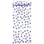 子供 浴衣 反物 3.8m No.711 白地・カニ柄【浴衣反物の堀田】