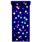 ショッピング子供 浴衣 子供 浴衣 反物 3.8m No.739  濃紺地・サクランボ柄・注染染め・耳有り