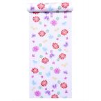 子供 浴衣 反物  (7.6m) No.824 白地・アジサイ柄・5,6才用