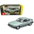 ミニカー　1/24　Bburago　1982　フォード・カプリ　GT　ライトグリーン色　1982 Ford Capri 　予約商品