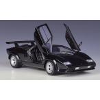 ミニカー　1/24　ランボルギーニ　カウンタック　LP5000S　黒色　Welly 1:24 Lamborghini Countach LP 5000 S　予約商品