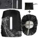  рюкзак покрытие дождевик дождь для водонепроницаемый водоотталкивающий отражающий материал 10 знак ремень легкий способ скол предотвращение навес сезон дождей меры ходить на работу посещение школы альпинизм велосипед уличный для мужчин и женщин упаковочный пакет имеется 