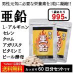 亜鉛 サプリ 60日分 アルギニン アガリクス セレン クロム ビタミンE 強力亜鉛 サプリメント 宝力本舗