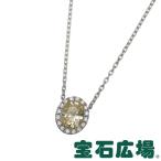 宝石広場オリジナル プラチナ オーバルイエローダイヤ・ダイヤ ネックレス  新品 ジュエリー
