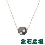 宝石広場オリジナル １Ｐブラックパール スルーネックレス パール直径約１０．８ｍｍ 新品 ジュエリー