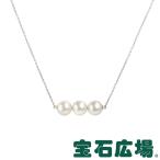 宝石広場オリジナル ３Ｐパール ネックレス パール直径約７．４ｍｍ  新品  ジュエリー