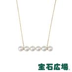 パール ジュエリー 宝石広場オリジナル 6Pパール バーネックレス パール直径約6.1〜6.3mm  新品 レディース ジュエリー