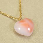 深海珊瑚ピンクネックレスペンダント...