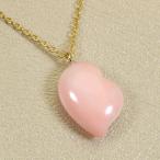 ミス珊瑚 ピンク ネックレス ペンダント 一粒 ハート ゴールドフィルド 無染色 SANSUI