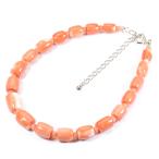 ショッピング桃 桃 珊瑚 サンゴ ブレスレット 無染色 SANSUI