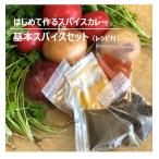 はじめて作るスパイスカレー!カレースパイス基本セット(3〜4人分)レシピ付