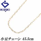  цепь колье K18 желтое золото маленький бобы 45.5cm металлы только камень нет бесплатная доставка б/у . правильный 901408