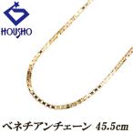  цепь колье K18 желтое золото венецианский 45.5cm металлы только камень нет бесплатная доставка б/у . правильный 902521