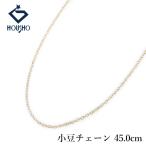  цепь колье K18 желтое золото 45.0cm маленький бобы цепь металлы только камень нет бесплатная доставка б/у . правильный 904552