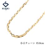  цепь колье K18 желтое золото 45.0cm маленький бобы цепь металлы только камень нет бесплатная доставка б/у . правильный 904558