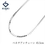  цепь колье K18 белое золото 45.5cm венецианский цепь металлы только камень нет бесплатная доставка б/у . правильный 904572