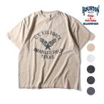 HOUSTON /hyu- камень 22354 POWDER FROST MILITARY TEE(US AIR FORCE) / пудра f Lost милитари принт короткий рукав футболка - все 6 цвет -