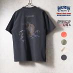 HOUSTON /hyu- камень 22395 PIGMENT U.S. COTTON PRINT TEE(TIGER) /pig men toU.S. хлопок принт короткий рукав футболка - все 4 цвет -