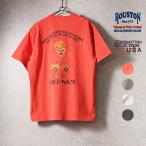 HOUSTON /hyu- камень 22396 PIGMENT U.S. COTTON PRINT TEE(SKULL) /pig men toU.S. хлопок принт короткий рукав футболка - все 4 цвет -