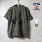 HOUSTON /hyu- камень 22419 HIGH MESH PRINT TEE(BRAHAMS) / высокий сетка принт короткий рукав футболка - все 3 цвет -