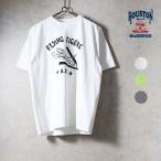 HOUSTON /hyu- камень 22440 PIGMENT PRINT TEE(FLYING TIGERS) /pig men to принт короткий рукав футболка - все 3 цвет -