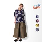 HOUSTON woman / ヒューストン ウーマン 4027W ALOHA SHIRT（PINEAPPLE) / アロハシャツ -全4色-