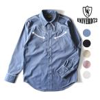 UNIVERD72 / Uni bird 72 41291 TWILL WESTERN SHIRT /tsu il рубашка в ковбойском стиле - все 5 цвет -
