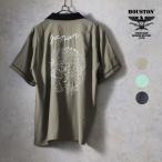 HOUSTON /hyu- камень 41309 SOUVENIR SHIRT(DRAGON) / Hsu алый a рубашка - все 3 цвет -