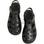 グルカサンダル 編み込みサンダル レディース バックル フラット おしゃれ アンクルストラップ ローマ風さんだる 通気性 軽量 履きやすい