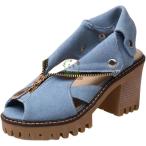 サンダル レディース サマーブーツ 夏 痛くない 疲れない ウェッジソール コンフォートサンダル デニム クッション ブーツサンダル 美脚