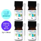 レジンカラーリング 5g 4本セット お好みのカラーを4本！ /レジン 着色剤 エポキシ樹脂 ウレタン樹脂 着色料 カラフル 顔料 透明顔料