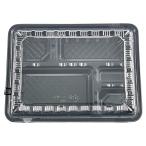 弁当容器 CY-3-2 黒(L) 本体蓋セット 264×197×34mm 1セット400枚入  CP570689 CP570700 エフピコチューパ