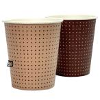 ショッピングコップ C20100PPT ポイントパターンカップ 205ml 7oz 2色アソート 1ケース2500個入り サンナップ SUNNAP 紙コップ