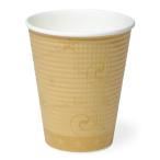 ショッピングコップ 断熱性エンボス紙コップ SMP-260E コンフォート 1ケース1500個入り トーカン