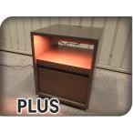 # выставленный товар #PLUS# высококлассный #ani серый материал # современный #LED/ освещение имеется #NIGHT TABLE/ ночной столик #gr30k