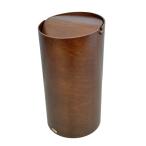  сайт - дерево SAITO WOOD вращение крышка имеется из дерева мусорная корзина мусорка DH-970