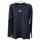  Rush Guard RVCA Roo kaL черный длинный рукав BD041809