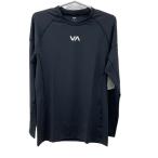  Rush Guard RVCA Roo kaL черный длинный рукав BD041809