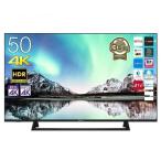 ハイセンス 50型 4Kチューナー内蔵液晶テレビ HDR対応 外付HDD録画 W録画 50E6000【50E6800 同等品】 -人気商品-