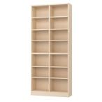 【代引・日時指定・北海道沖縄離島への配送不可】大洋 カラーラック  幅865×奥行310×高さ2000mm ライトナチュラル NC2090 LN