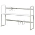 ファイルスタンド 2段 卓上 本棚 書類 本立て 書庫 ブックスタンド KBS-80