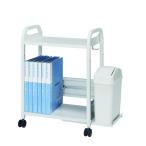 【代引・日時指定・北海道沖縄離島への配送不可】【受注生産品】弘益(KOEKI) アンダーデスクワゴン ホワイト NDW-45BT